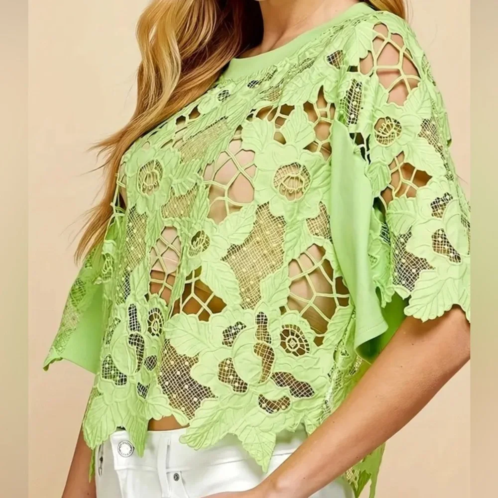 Crochet Lace Gorgeous Top